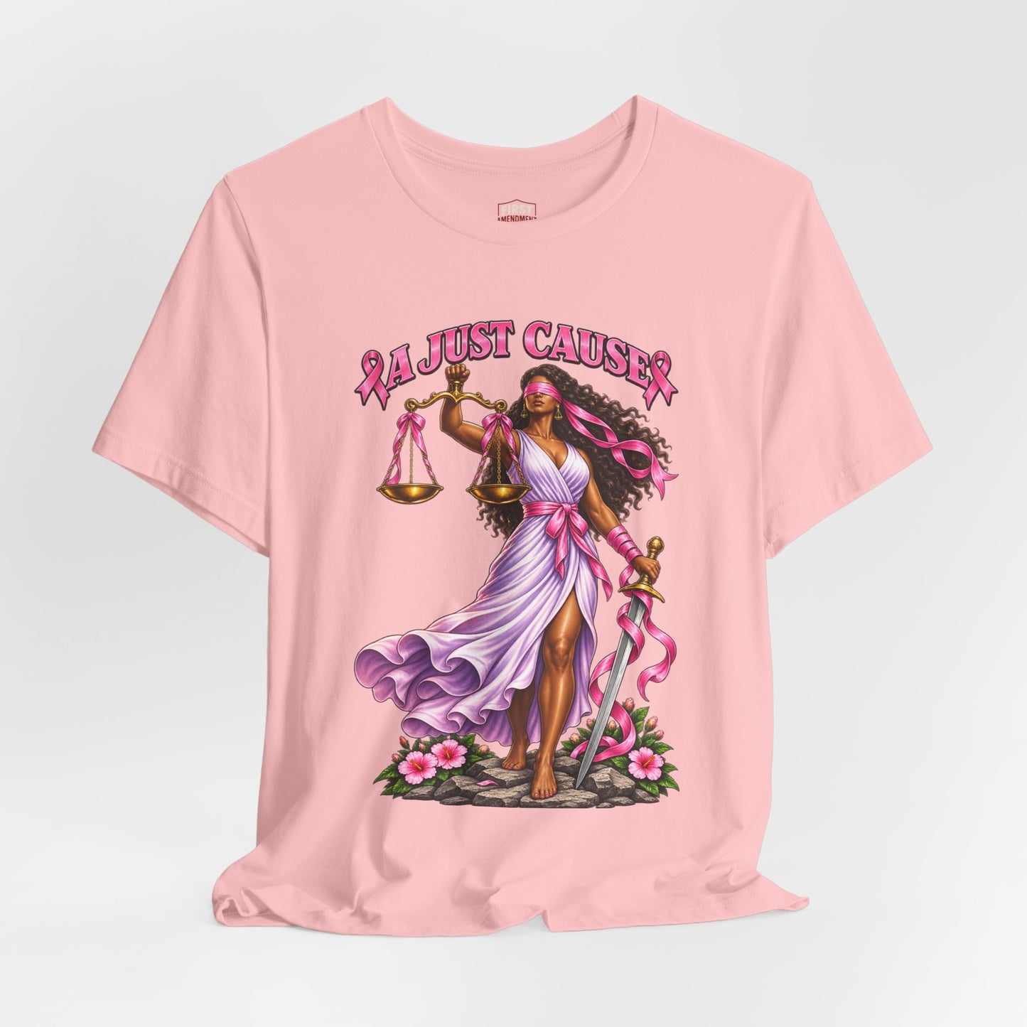 Libra Goddess Tee — "I’m Just Causin'" Zodiac Justice T-Shirt