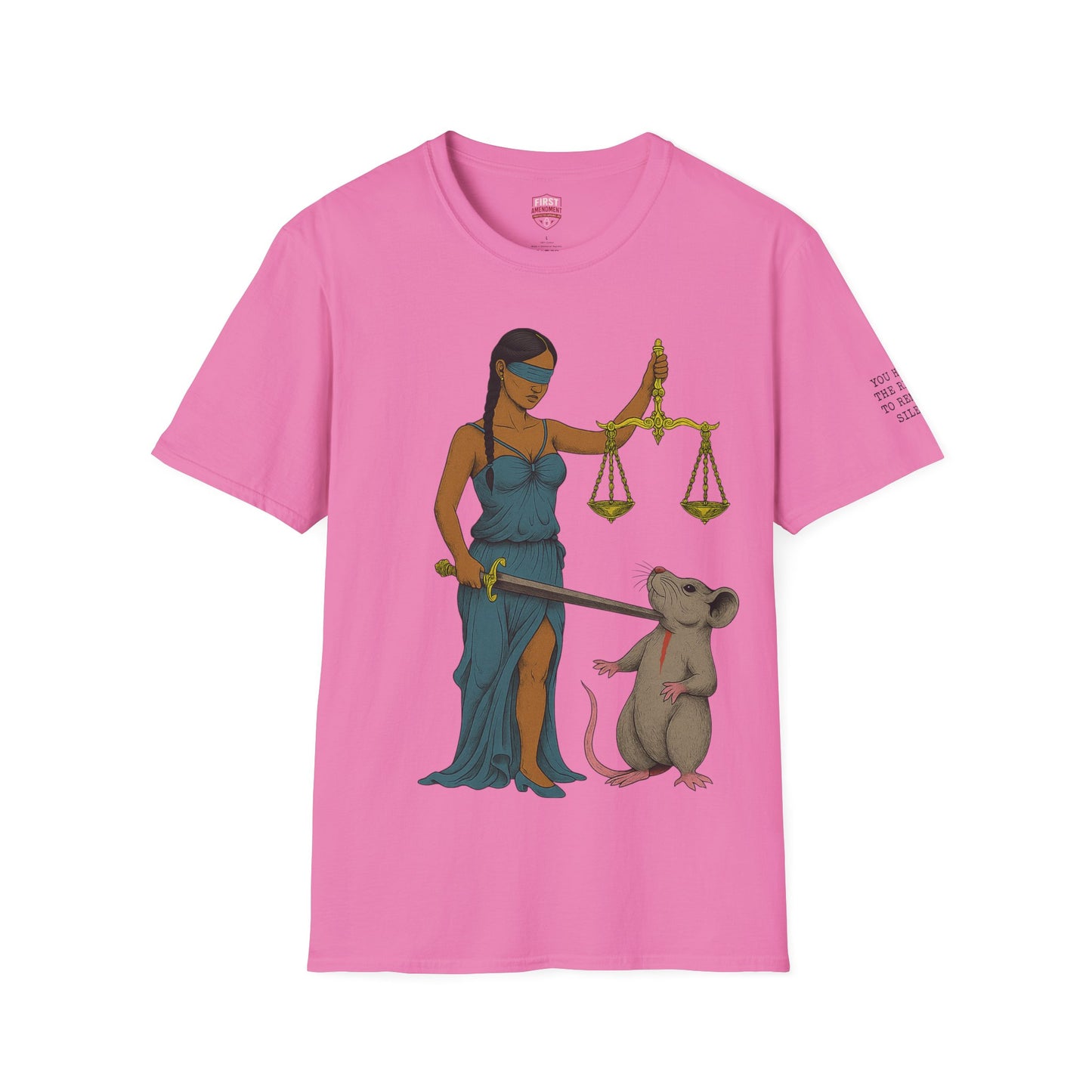 “Remain Silent New Verision” Unisex Garment-Dyed T-shirt
