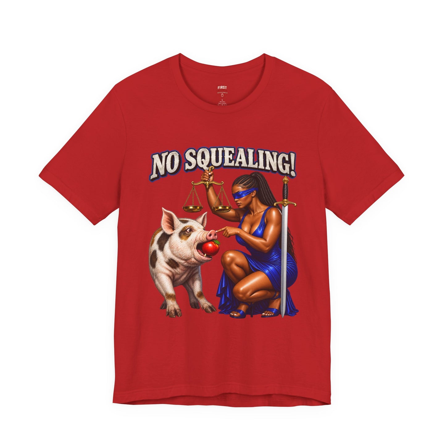 "No Squealing!" Graphic Tee