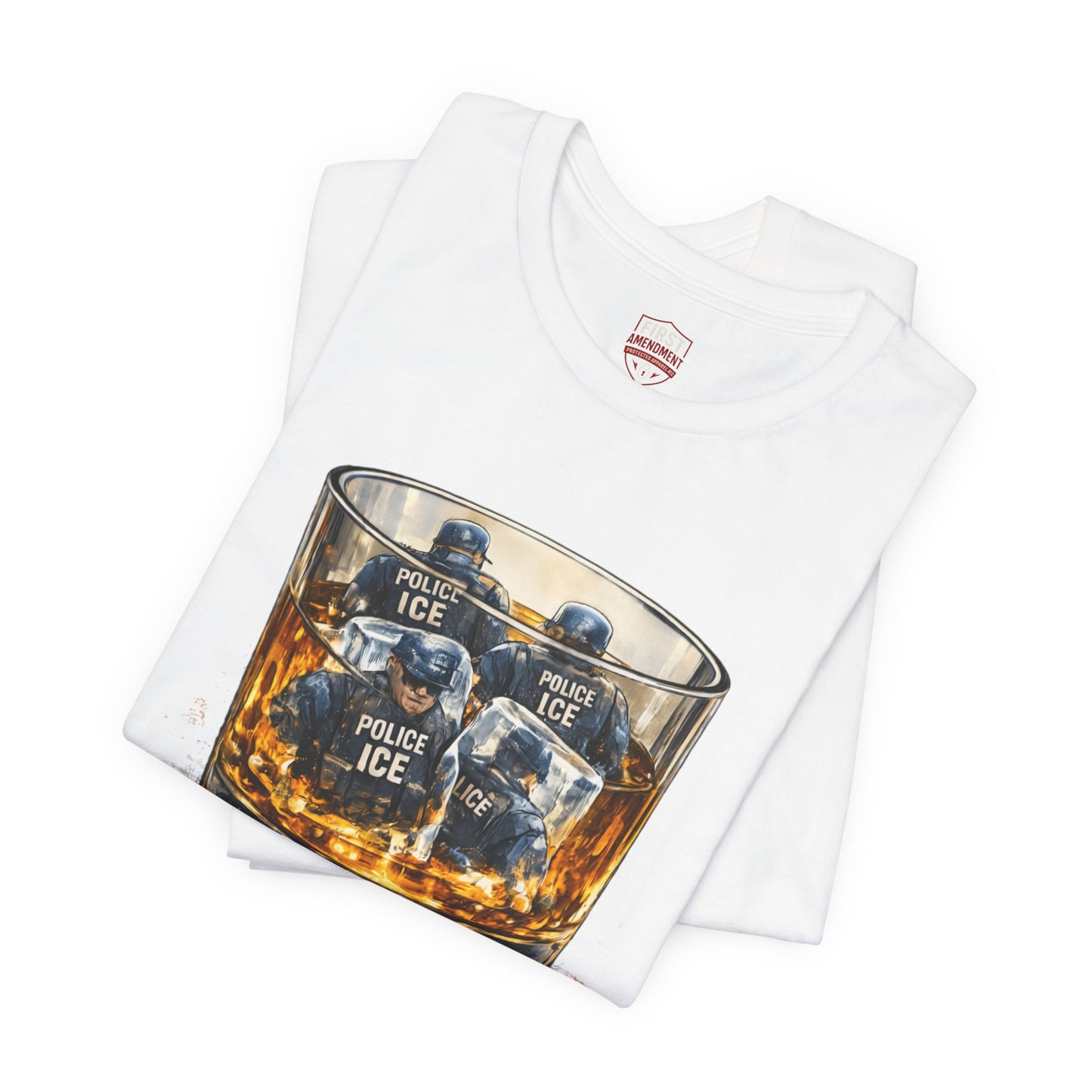 "Who Needs Ice When I Drink My Tequila Straight?" Glass Graphic Tee- T-Shirt