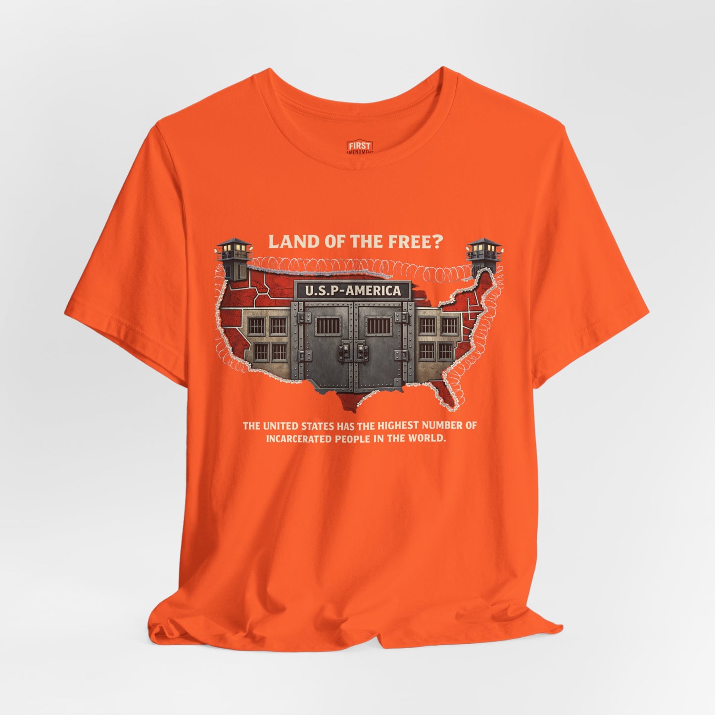 "Land of the Free?" Incarceration Awareness Tee