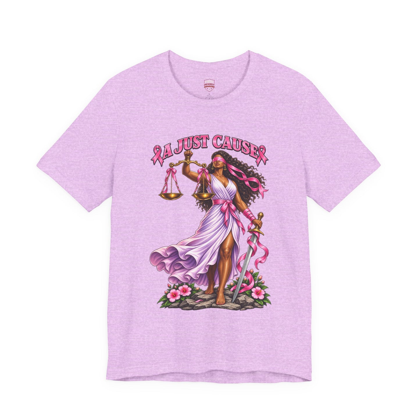 Libra Goddess Tee — "I’m Just Causin'" Zodiac Justice T-Shirt