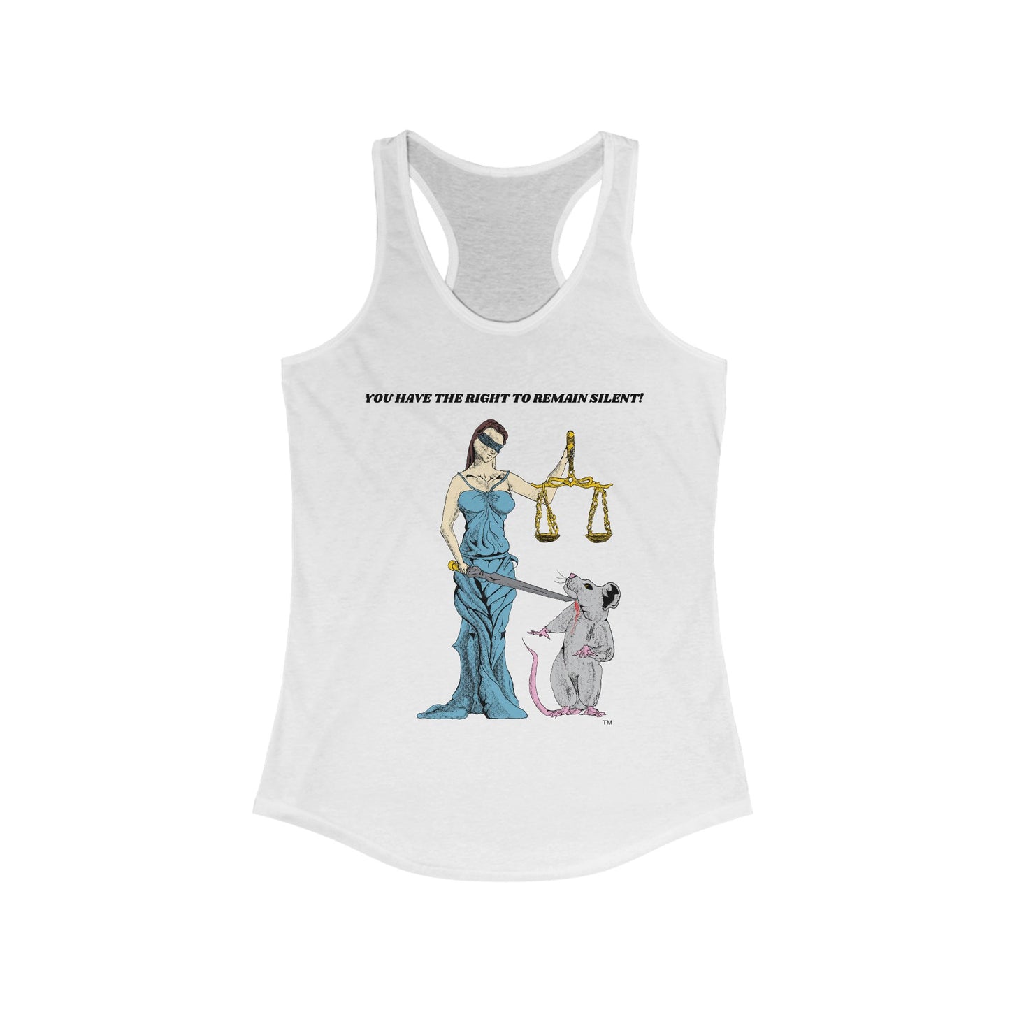 Women's Lady Justice x Rat Tank Top