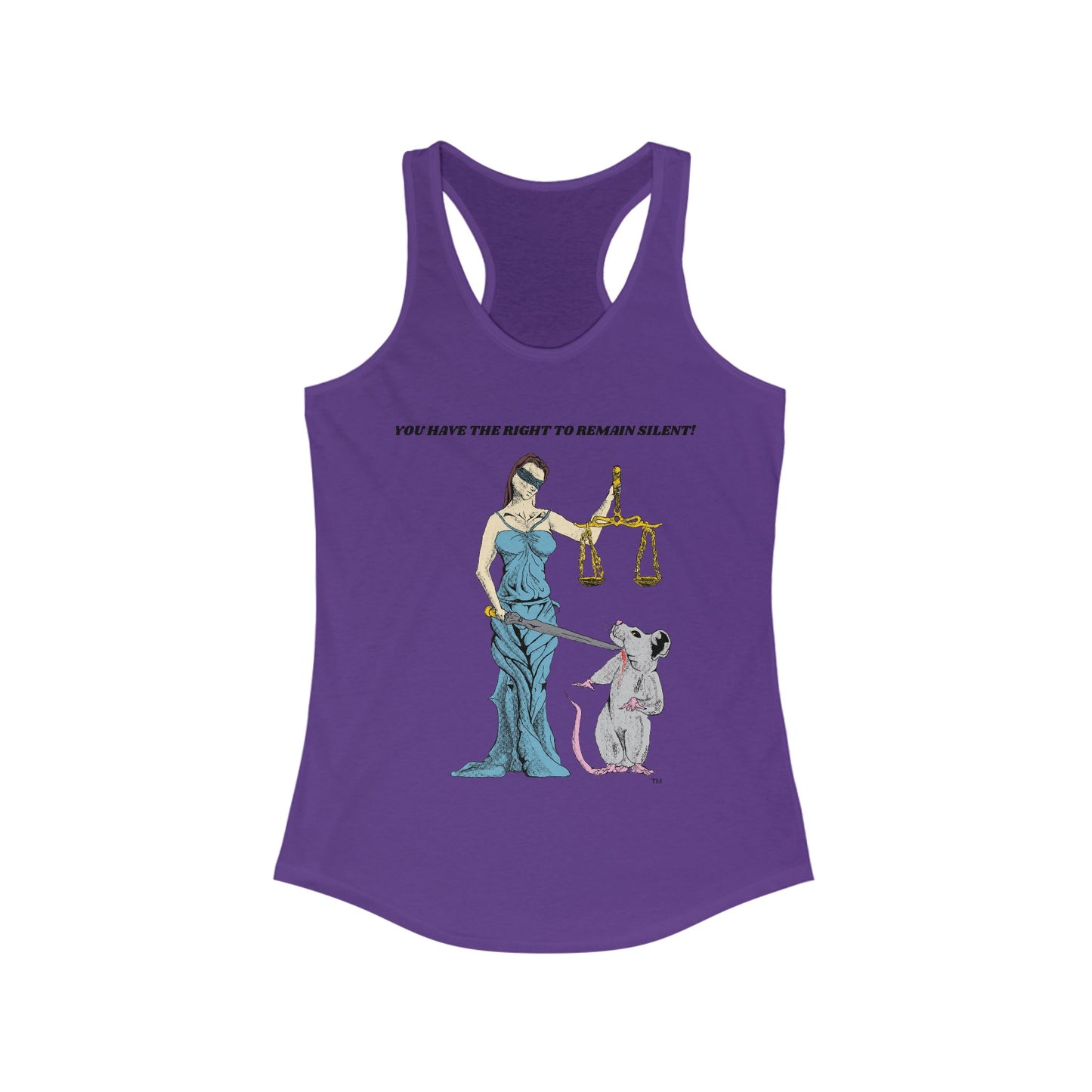 Women's Lady Justice x Rat Tank Top