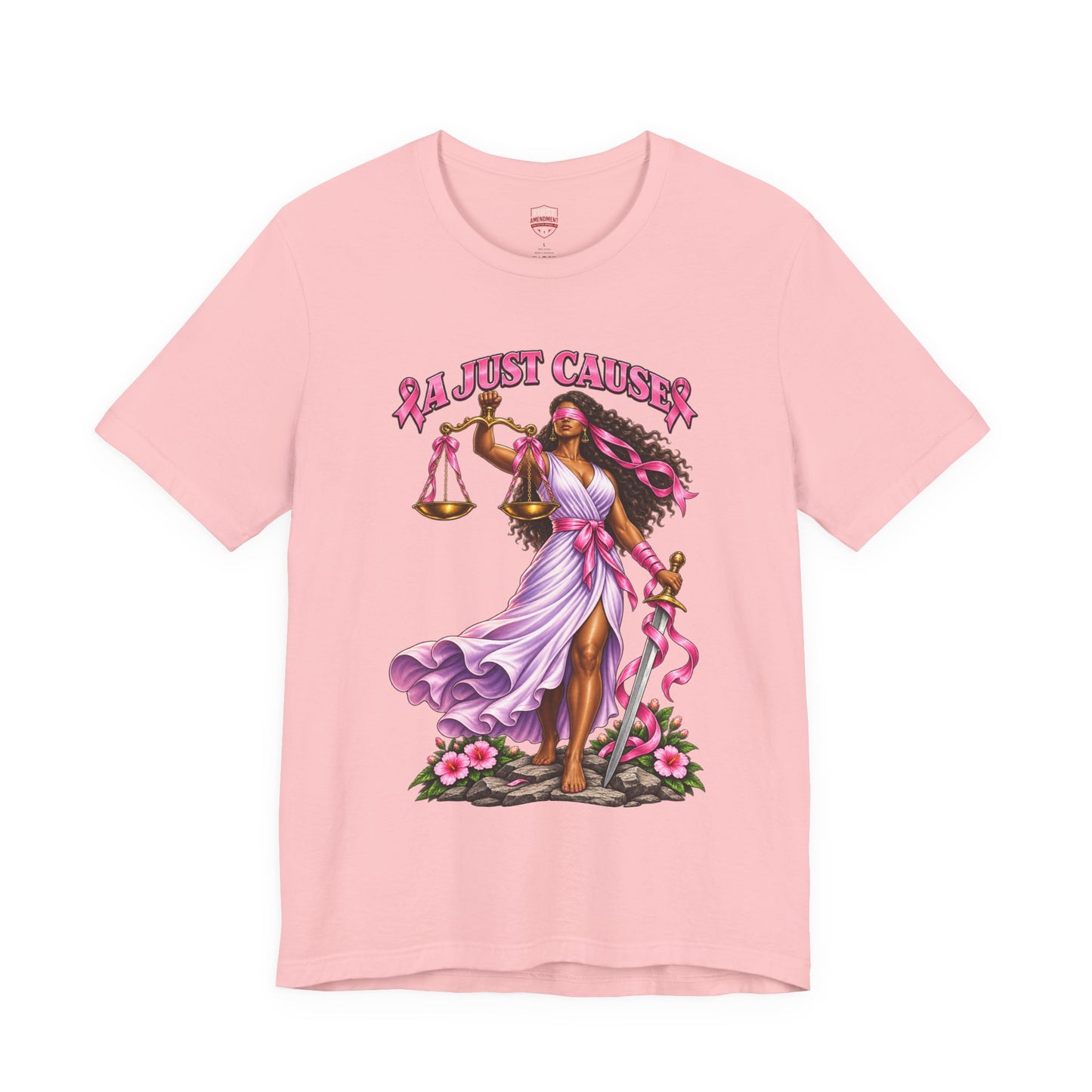 Libra Goddess Tee — "I’m Just Causin'" Zodiac Justice T-Shirt