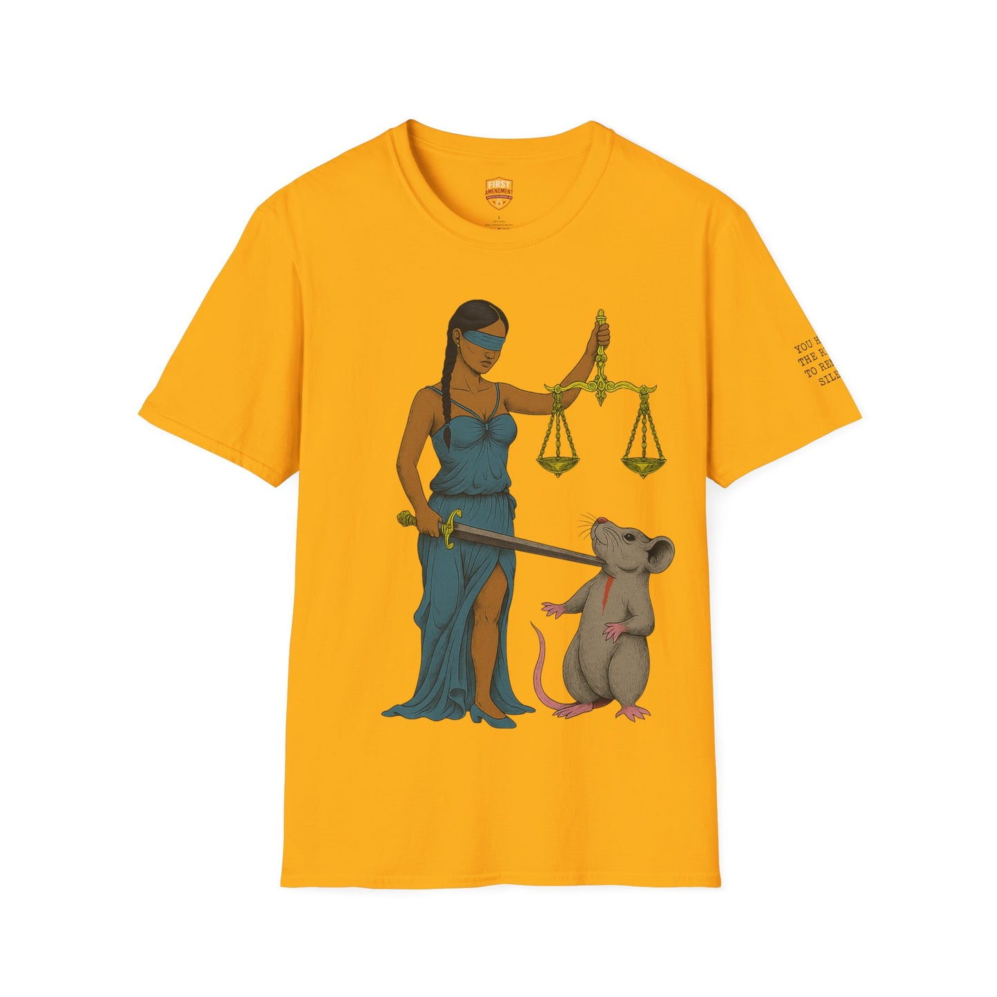 “Remain Silent New Verision” Unisex Garment-Dyed T-shirt