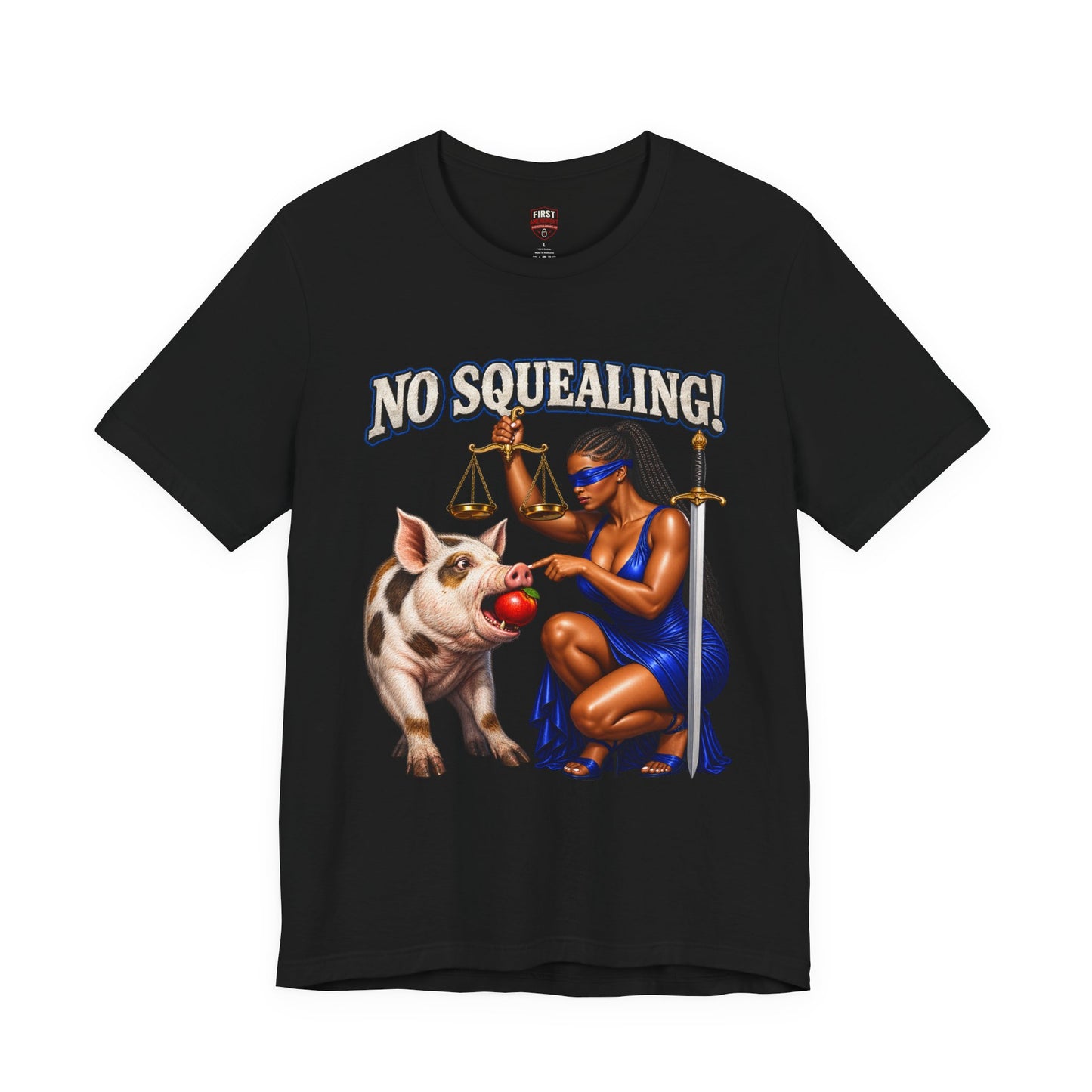 "No Squealing!" Graphic Tee