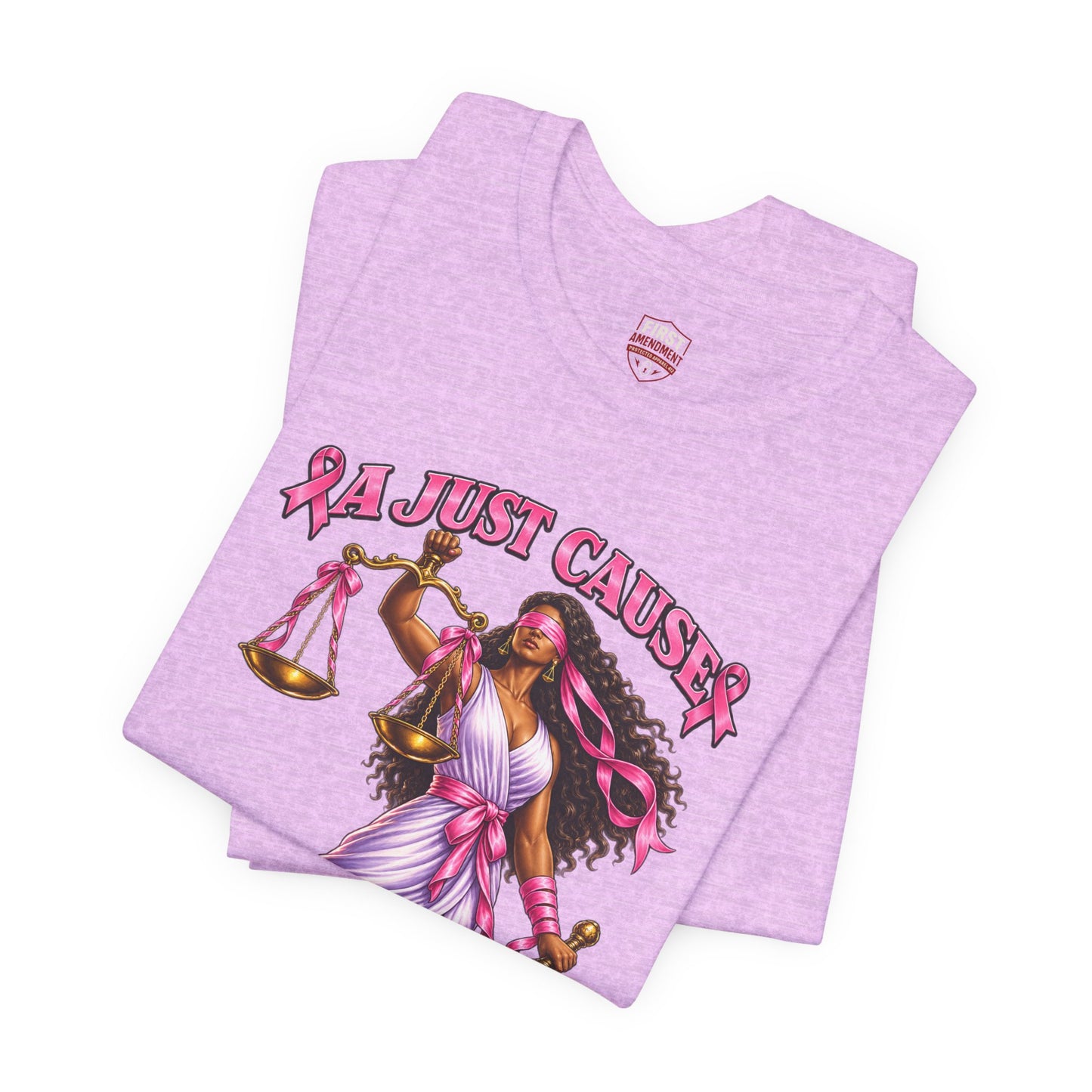 Libra Goddess Tee — "I’m Just Causin'" Zodiac Justice T-Shirt