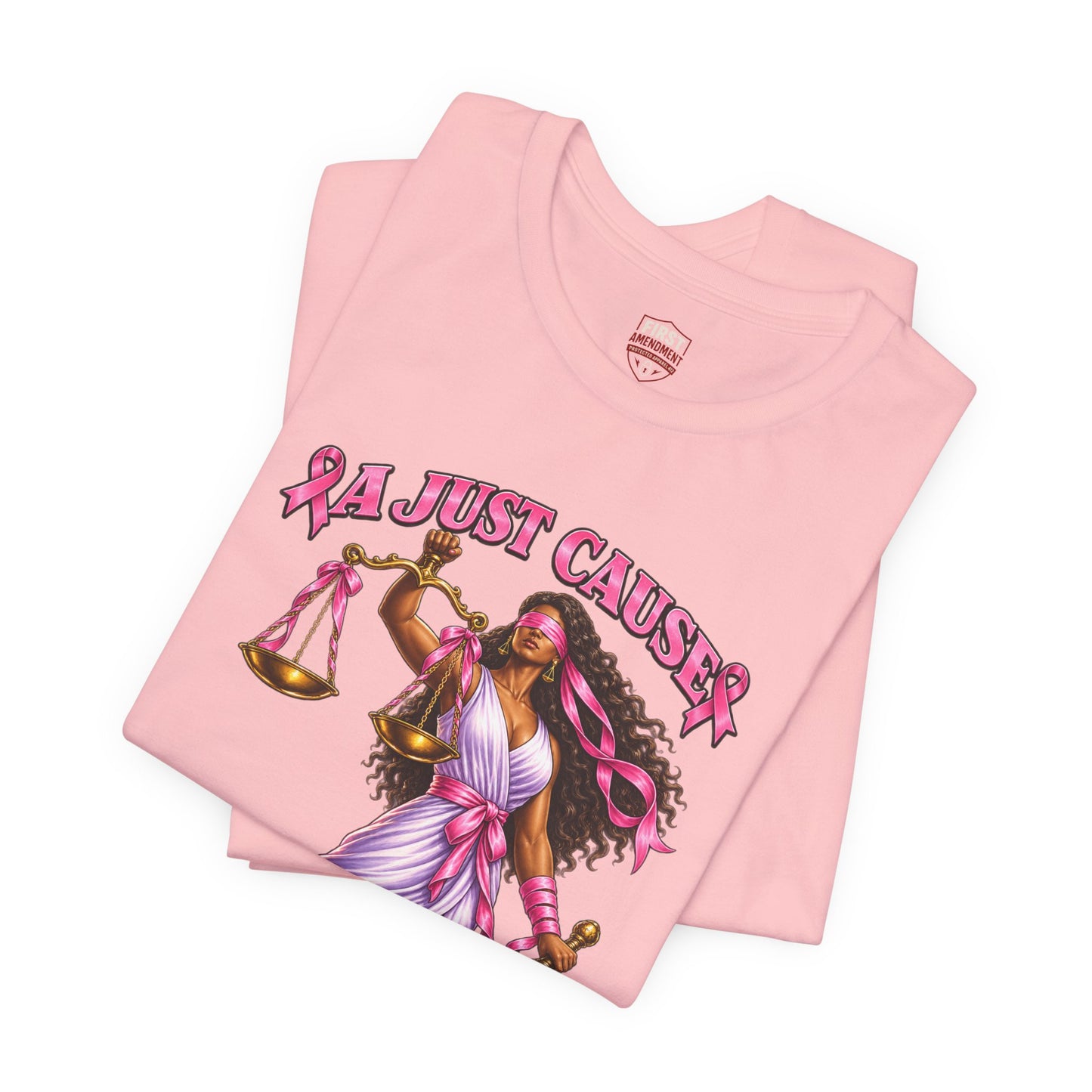 Libra Goddess Tee — "I’m Just Causin'" Zodiac Justice T-Shirt