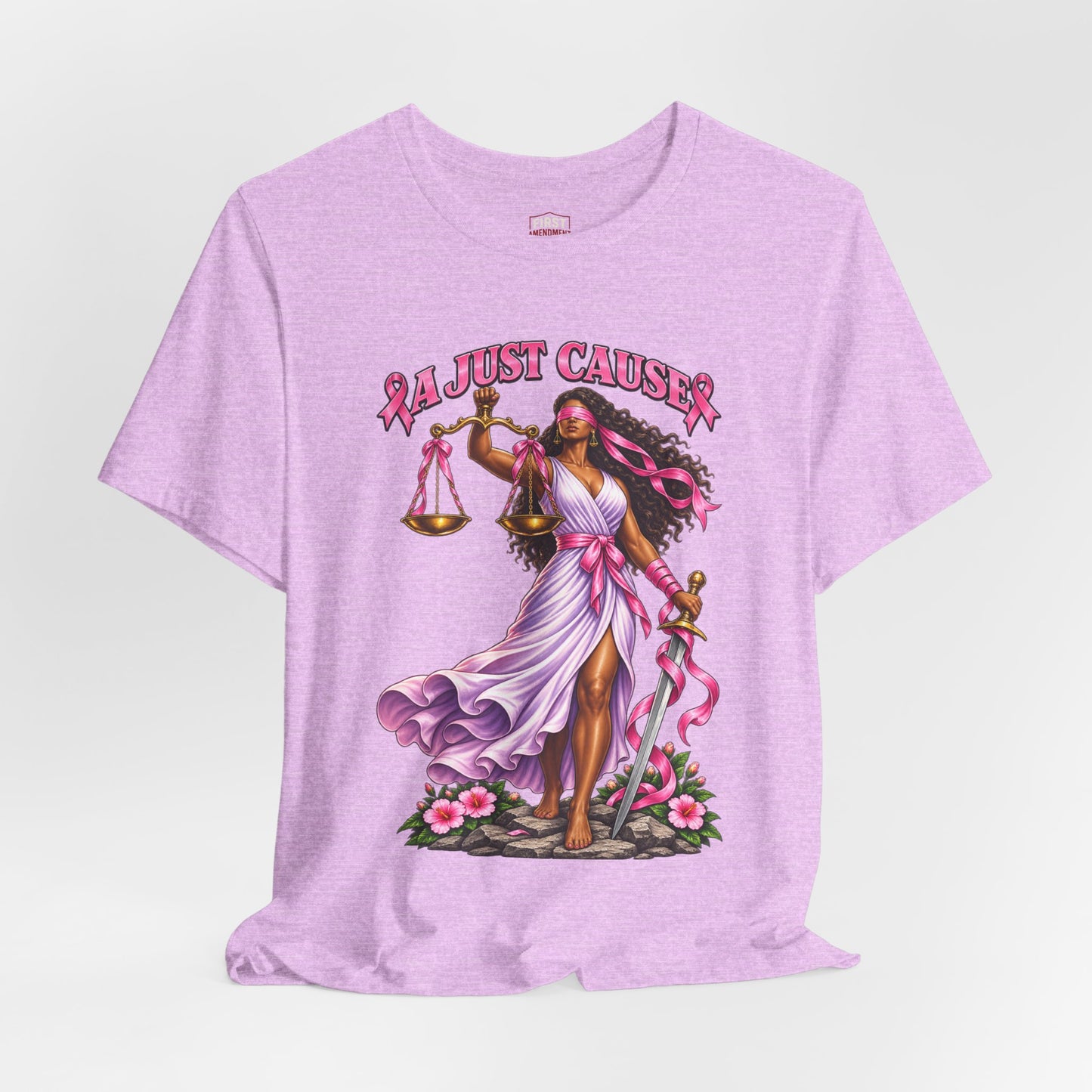 Libra Goddess Tee — "I’m Just Causin'" Zodiac Justice T-Shirt