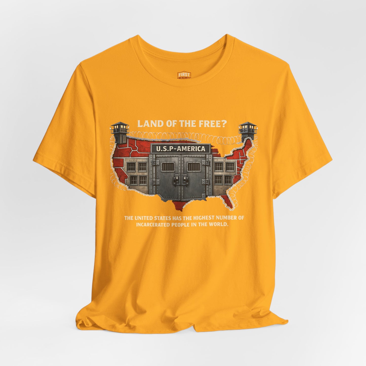 "Land of the Free?" Incarceration Awareness Tee
