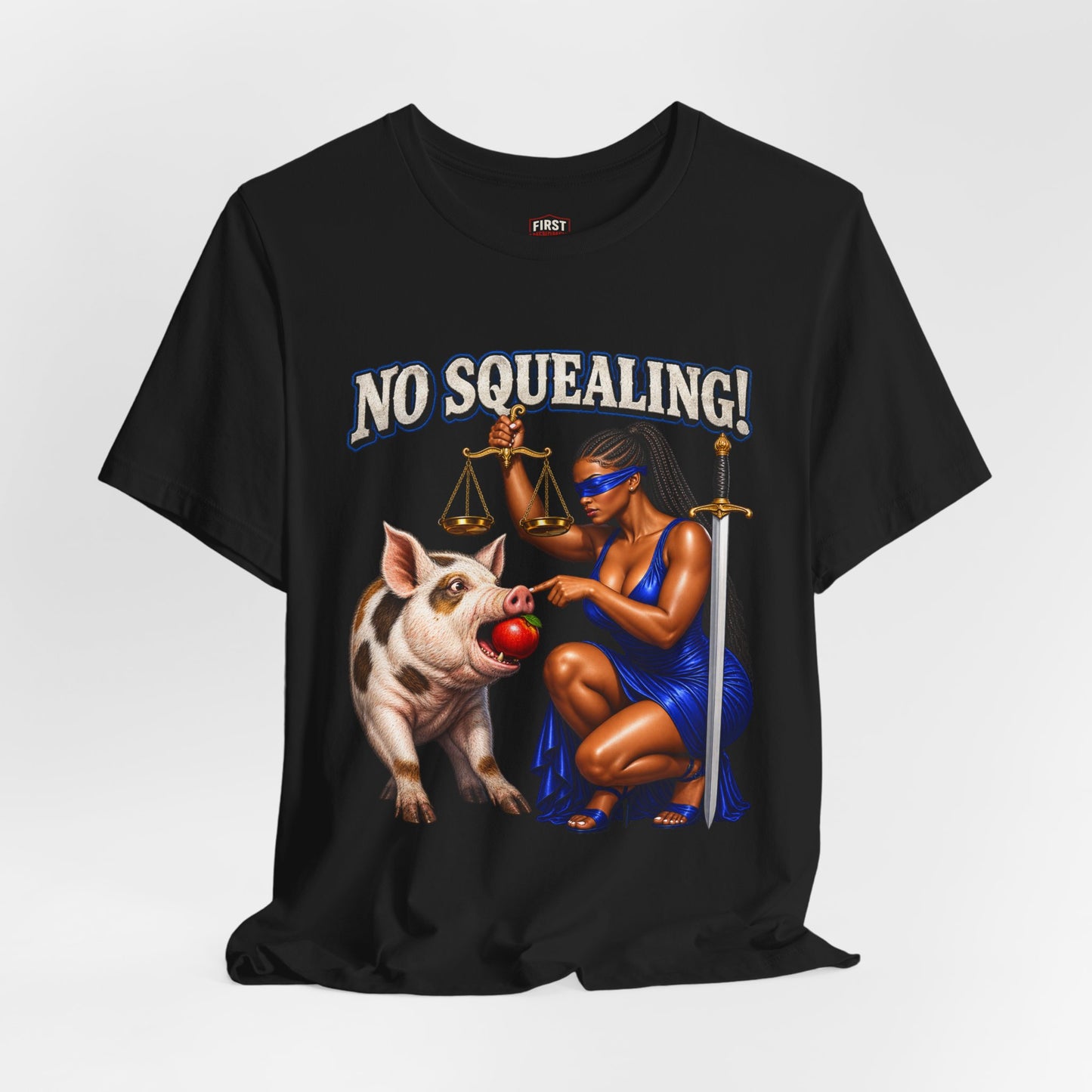 "No Squealing!" Graphic Tee