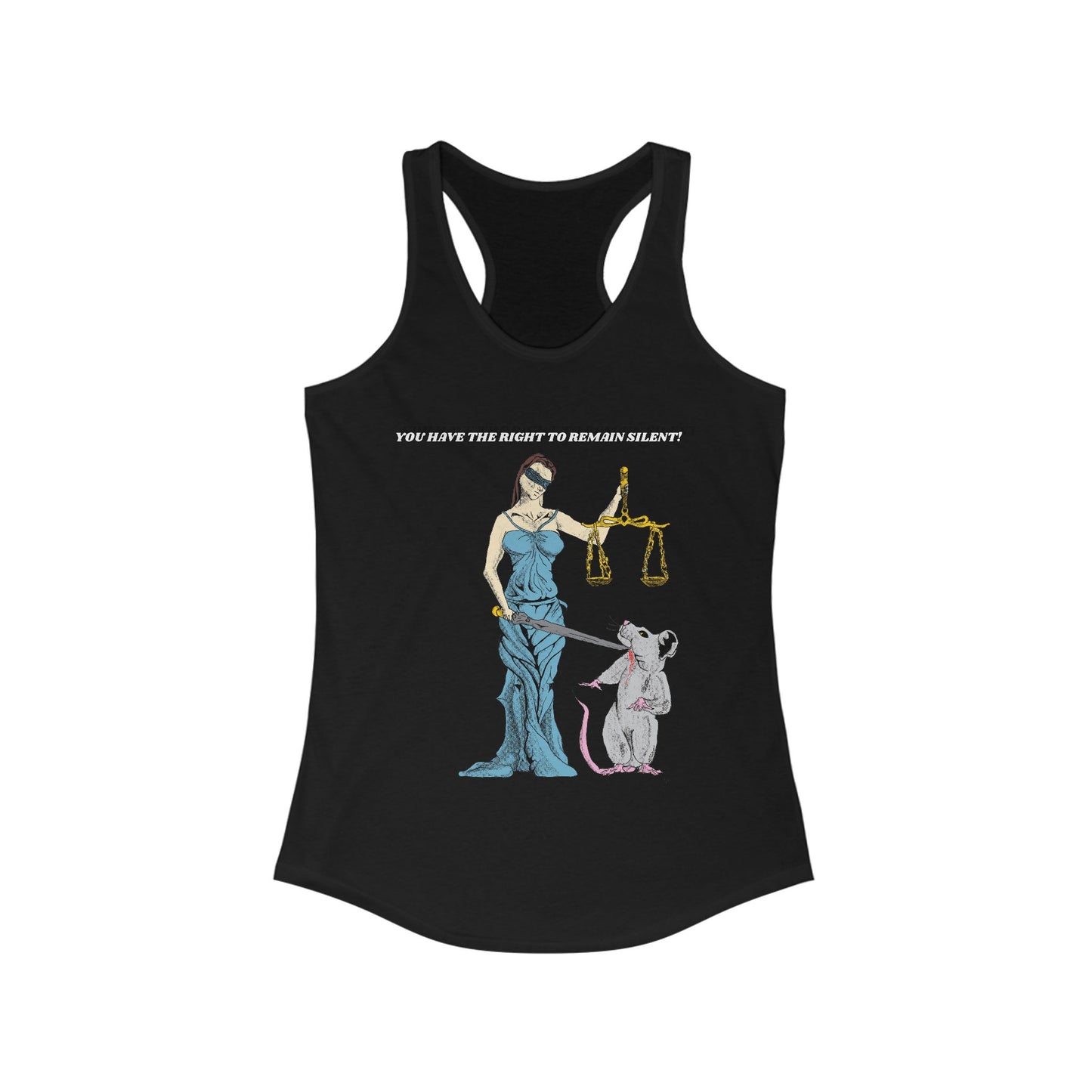 Women's Lady Justice x Rat Tank Top