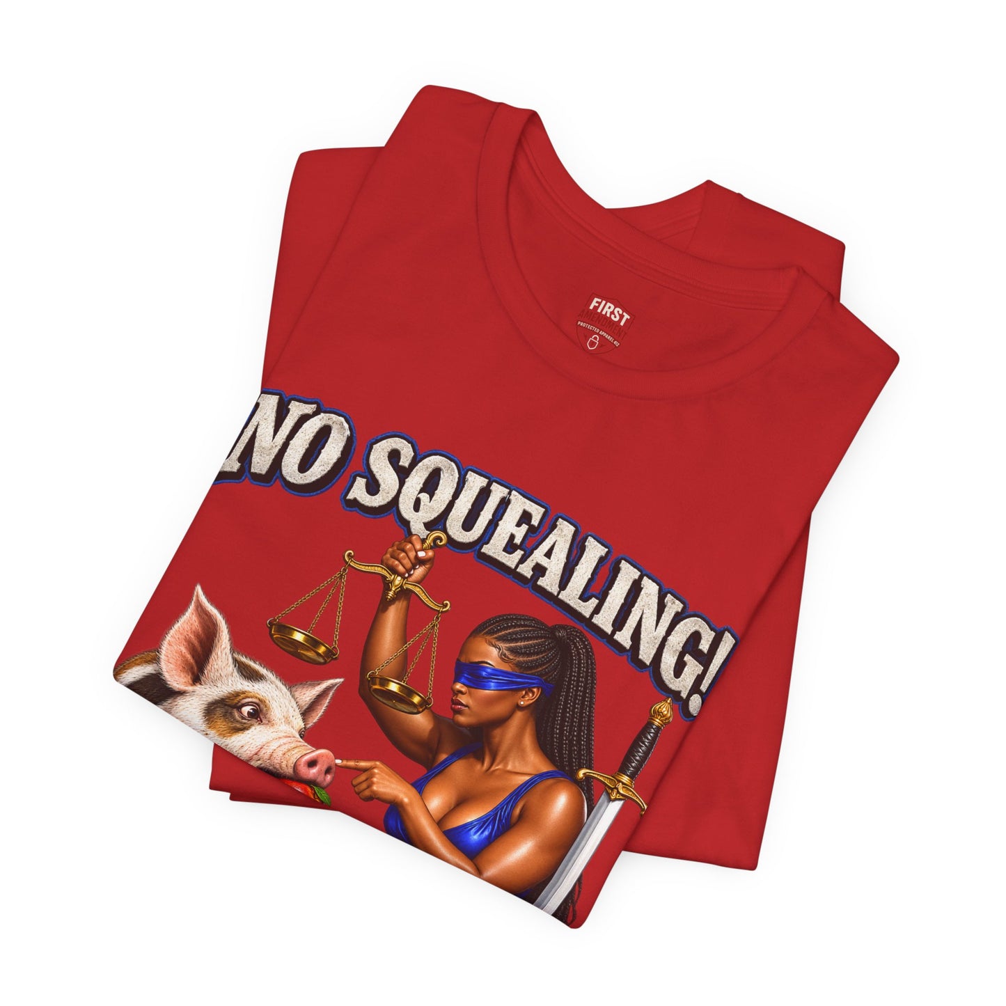 "No Squealing!" Graphic Tee